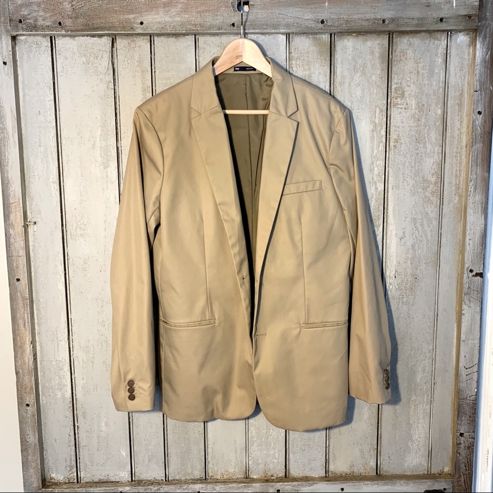 Gap Tan Blazer Mens Sz-L